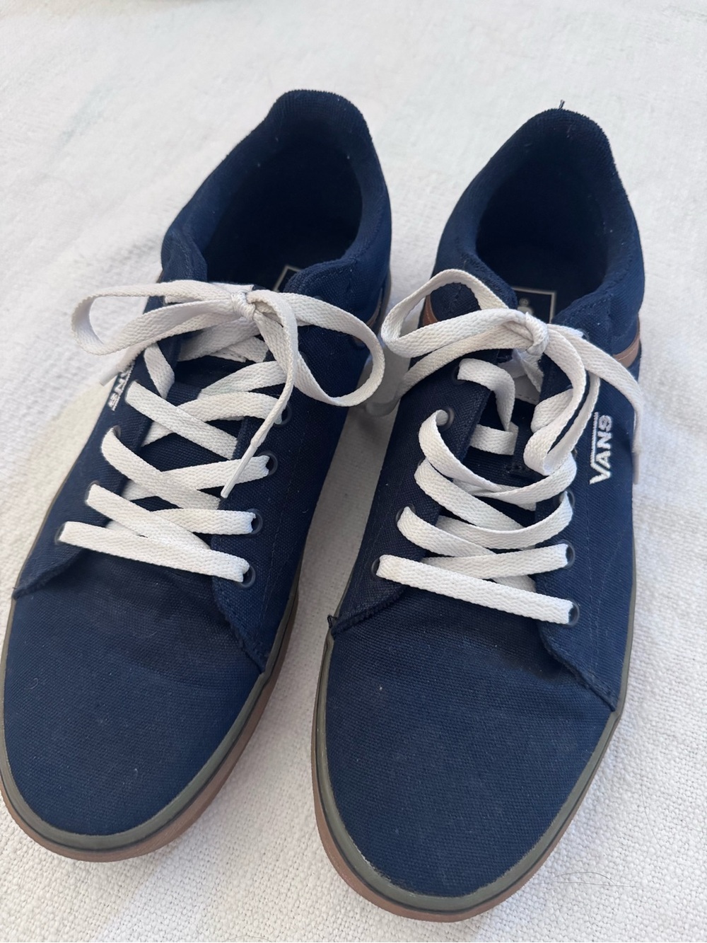Vans Seldan Navy Blue Canvas Mens Shoes Size 10